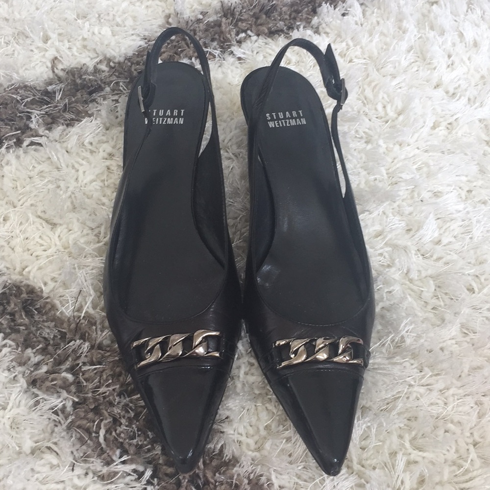 Stuart Weitzman sling back heels in size 8